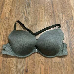 Adore Me Green Front Closure Push Up Bra 42C